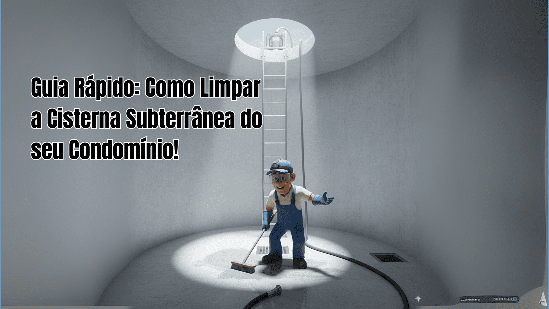 Como limpar a cisterna subterrânea do condomínio (1)