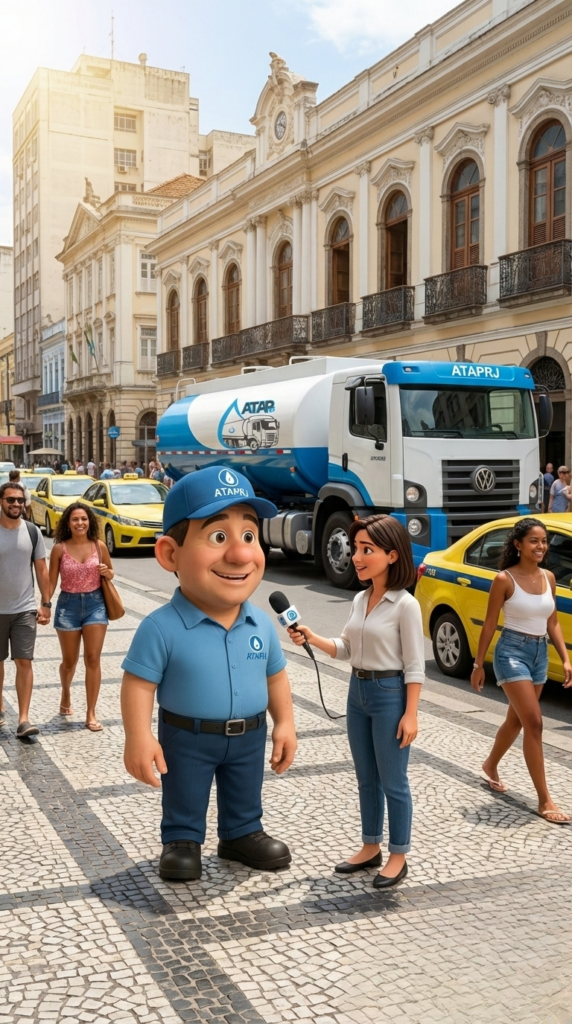 Quem somos 7 Manolo nosso personagem digital sendo entrevistado